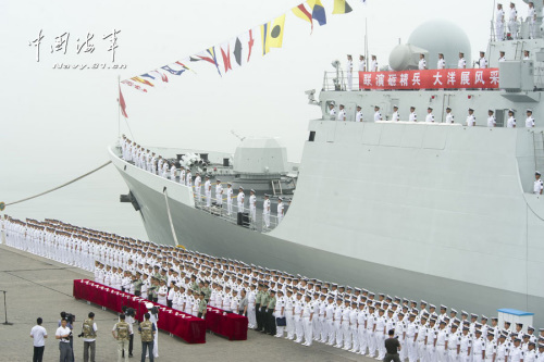 中國7艘主力戰艦赴俄參加軍演