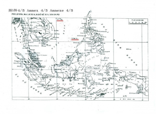 直到1972年5月越南總理府測量和繪圖局印製的《世界地圖集》，仍用中國名稱標注西沙群島和南沙群島，而沒有採納越南當前用的“黃沙群島”、“長沙群島”等稱呼。